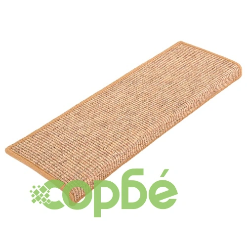 Изтривалки за стълби 15 бр. 65x21x4 см с правоъгълен кант от сизал ➤ топ цена ➤ sorbe.bg