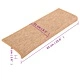 Изтривалки за стълби 15 бр. 65x21x4 см с правоъгълен кант от сизал