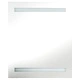 LED шкаф с огледало за баня, цвят дъб, 50x14x60 см