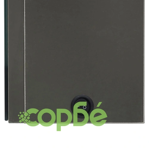 LED шкаф с огледало за баня, антрацит, 50x14x60 см ➤ топ цена ➤ sorbe.bg