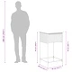 Градински бар комплект с възглавници 7 части кафяв полиратан