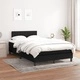Боксспринг легло с матрак, черно, 120x190 см, плат
