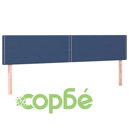 Боксспринг легло с матрак, синьо, 120x190 см, плат ➤ топ цена ➤ sorbe.bg