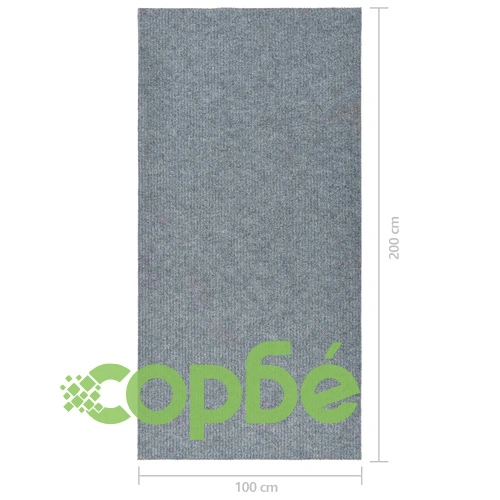 Абсорбиращо мръсотията килимче, 100x200 см, синьо и сиво ➤ топ цена ➤ sorbe.bg