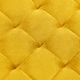 Пейка, горчица жилто, кадифе и неръждаема стомана