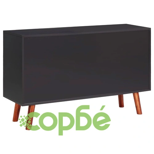 Бюфет, 110x35x70 cм, акациево дърво масив и МДФ ➤ топ цена ➤ sorbe.bg