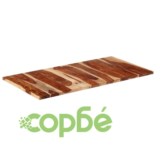 Плот за маса, 120x60x(2,5-2,7) см, акациево дърво масив ➤ топ цена ➤ sorbe.bg