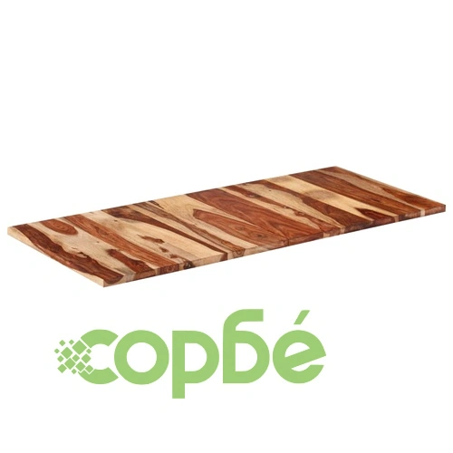 Плот за маса, 140x60x(2,5-2,7) см, регенерирано дърво масив ➤ топ цена ➤ sorbe.bg