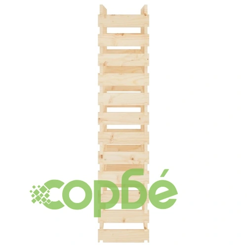 Поставка за вино 83x29x134 см масивна чамова дървесина ➤ топ цена ➤ sorbe.bg