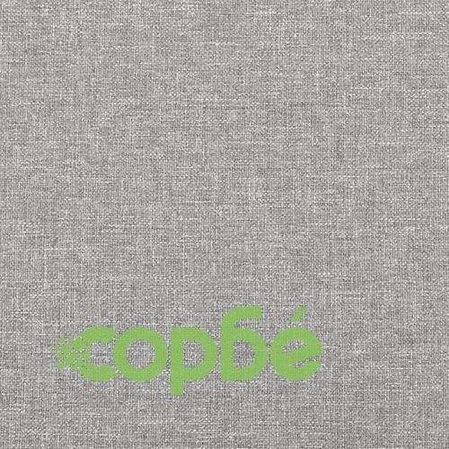 Боксспринг легло с матрак и LED, светлосиво, 120x190 см, плат ➤ топ цена ➤ sorbe.bg