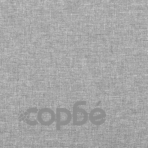 Боксспринг легло с матрак, светлосиво, 120x190 см, плат ➤ топ цена ➤ sorbe.bg