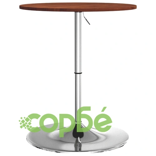 Бар маса, тъмнокафяво , 60x89,5 см, дъб масив ➤ топ цена ➤ sorbe.bg