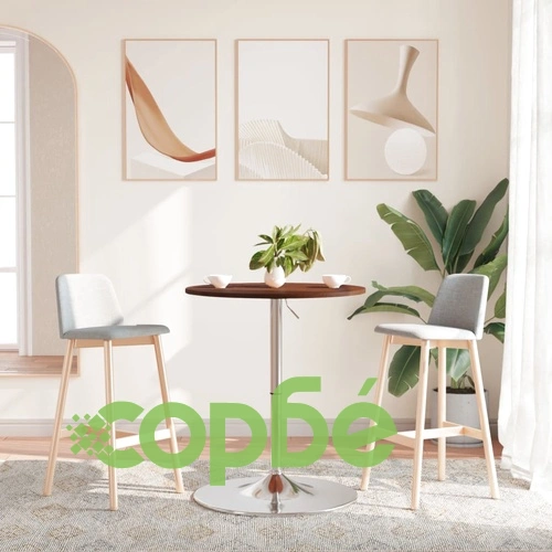 Бар маса, тъмнокафяво , 60x89,5 см, дъб масив ➤ топ цена ➤ sorbe.bg