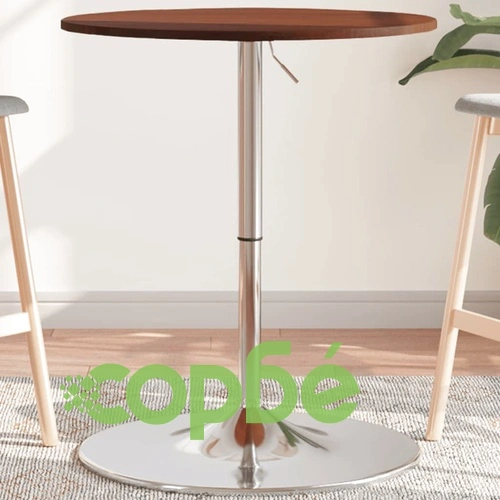 Бар маса, тъмнокафяво , 60x89,5 см, дъб масив ➤ топ цена ➤ sorbe.bg