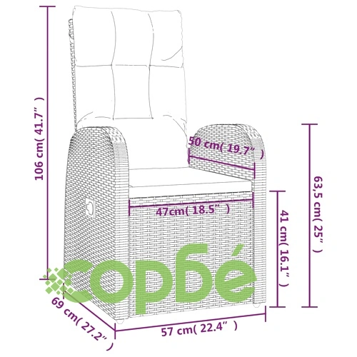 Градински комплект с възглавници 11 части полиратан черен ➤ топ цена ➤ sorbe.bg