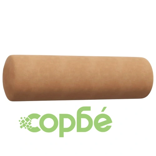 Мека мебел от 3 части с възглавници и болстери кафяв, кадифе ➤ топ цена ➤ sorbe.bg