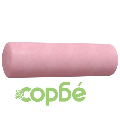 Мека мебел от 2 части с възглавници и болстери розов кадифе ➤ топ цена ➤ sorbe.bg