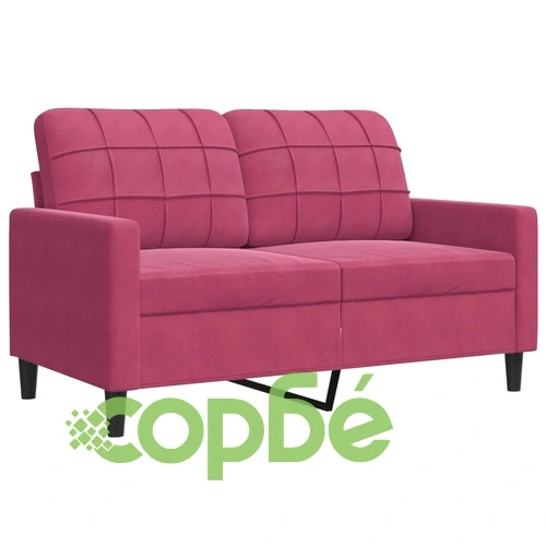 Мека мебел от 2 части с възглавници и болстери, кадифе ➤ топ цена ➤ sorbe.bg