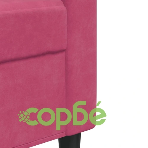 Мека мебел от 3 части с възглавници и болстери, кадифе ➤ топ цена ➤ sorbe.bg