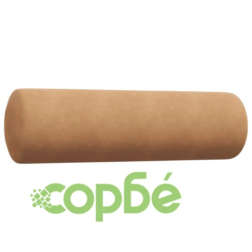 Мека мебел от 3 части с възглавници и болстери кафяв кадифе ➤ топ цена ➤ sorbe.bg