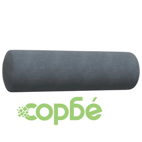 Мека мебел от 2 части с възглавници и болстери тъмносив кадифе ➤ топ цена ➤ sorbe.bg