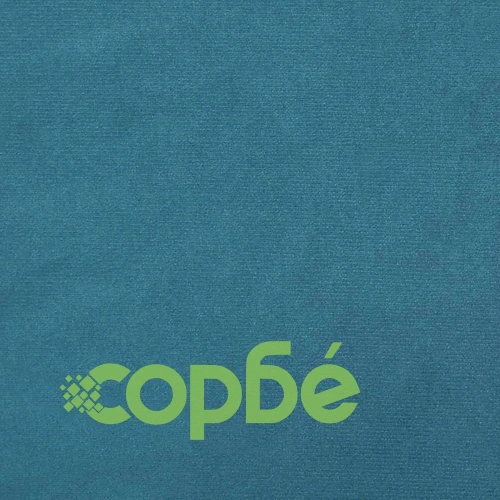 Мека мебел от 2 части с възглавници и болстери син кадифе ➤ топ цена ➤ sorbe.bg