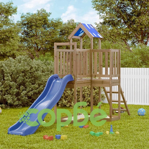 Комбинирано детско съоръжение за игра, импрегниран бор ➤ топ цена ➤ sorbe.bg