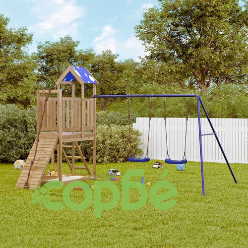 Комбинирано детско съоръжение за игра, импрегниран бор ➤ топ цена ➤ sorbe.bg