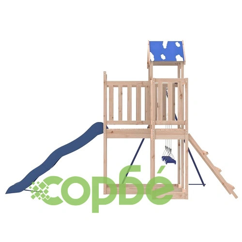 Комбинирано детско съоръжение за игра на открито, бор масив ➤ топ цена ➤ sorbe.bg