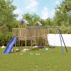 Комбинирано детско съоръжение за игра, импрегниран бор