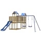 Комбинирано детско съоръжение за игра, импрегниран бор