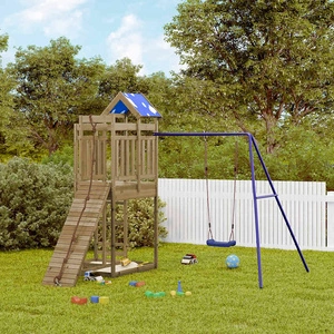 Комбинирано детско съоръжение за игра, импрегниран бор