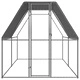 Клетка за пилета, 2x4x2 м, поцинкована стомана