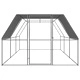 Клетка за пилета, 3x6x2 м, поцинкована стомана