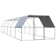 Клетка за пилета, 3x12x2 м, поцинкована стомана
