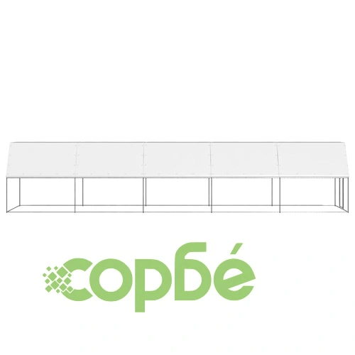 Клетка за пилета, 2x10x2 м, поцинкована стомана ➤ топ цена ➤ sorbe.bg