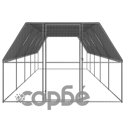 Клетка за пилета, 3x10x2 м, поцинкована стомана ➤ топ цена ➤ sorbe.bg