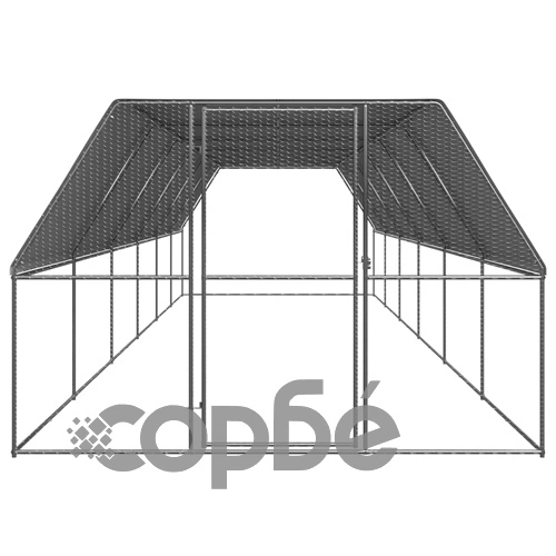 Клетка за пилета, 3x12x2 м, поцинкована стомана ➤ топ цена ➤ sorbe.bg