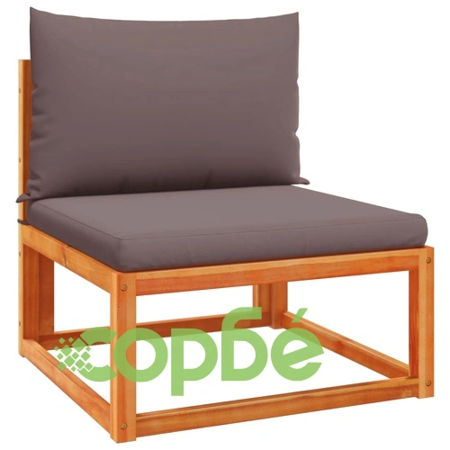 Градински комплект от 4 дивана с възглавници, дърво, акация и въже ➤ топ цена ➤ sorbe.bg