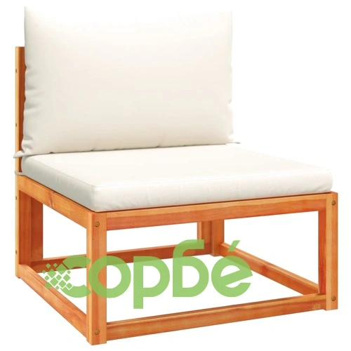 Градински комплект от 3 дивана с възглавници, дърво, акация и въже ➤ топ цена ➤ sorbe.bg