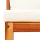 Градински комплект от 6 дивана с възглавници, дърво, акация и ратан