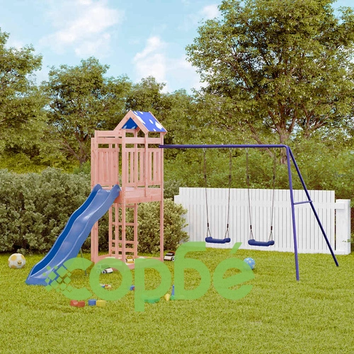 Комбинирано детско съоръжение, масивна дугласка дървесина ➤ топ цена ➤ sorbe.bg