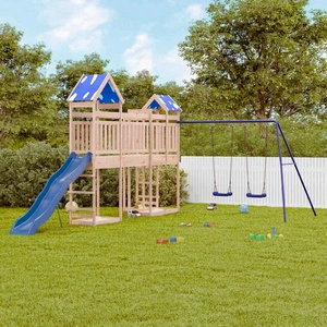 Комбинирано детско съоръжение за игра на открито, бор масив