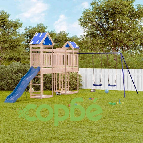 Комбинирано детско съоръжение за игра на открито, бор масив ➤ топ цена ➤ sorbe.bg