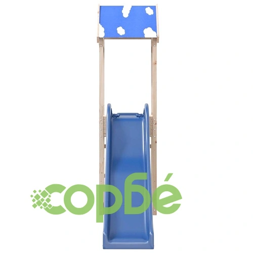 Комбинирано детско съоръжение за игра на открито, бор масив ➤ топ цена ➤ sorbe.bg