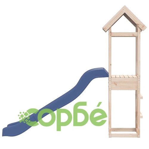 Комбинирано детско съоръжение за игра на открито, бор масив ➤ топ цена ➤ sorbe.bg