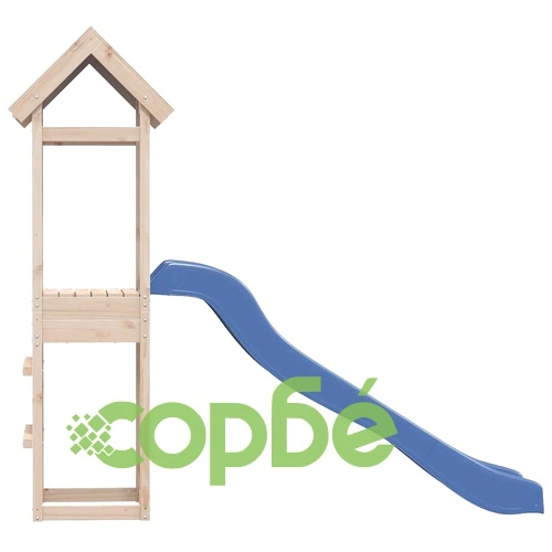 Комбинирано детско съоръжение за игра на открито, бор масив ➤ топ цена ➤ sorbe.bg