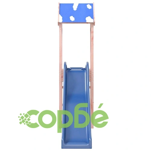 Комбинирано детско съоръжение, масивна дугласка дървесина ➤ топ цена ➤ sorbe.bg