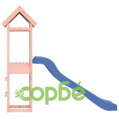 Комбинирано детско съоръжение, масивна дугласка дървесина ➤ топ цена ➤ sorbe.bg