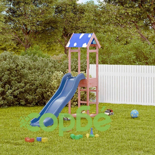 Комбинирано детско съоръжение, масивна дугласка дървесина ➤ топ цена ➤ sorbe.bg